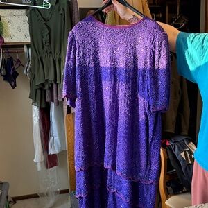 Candlelight & Champagne Purple Dress